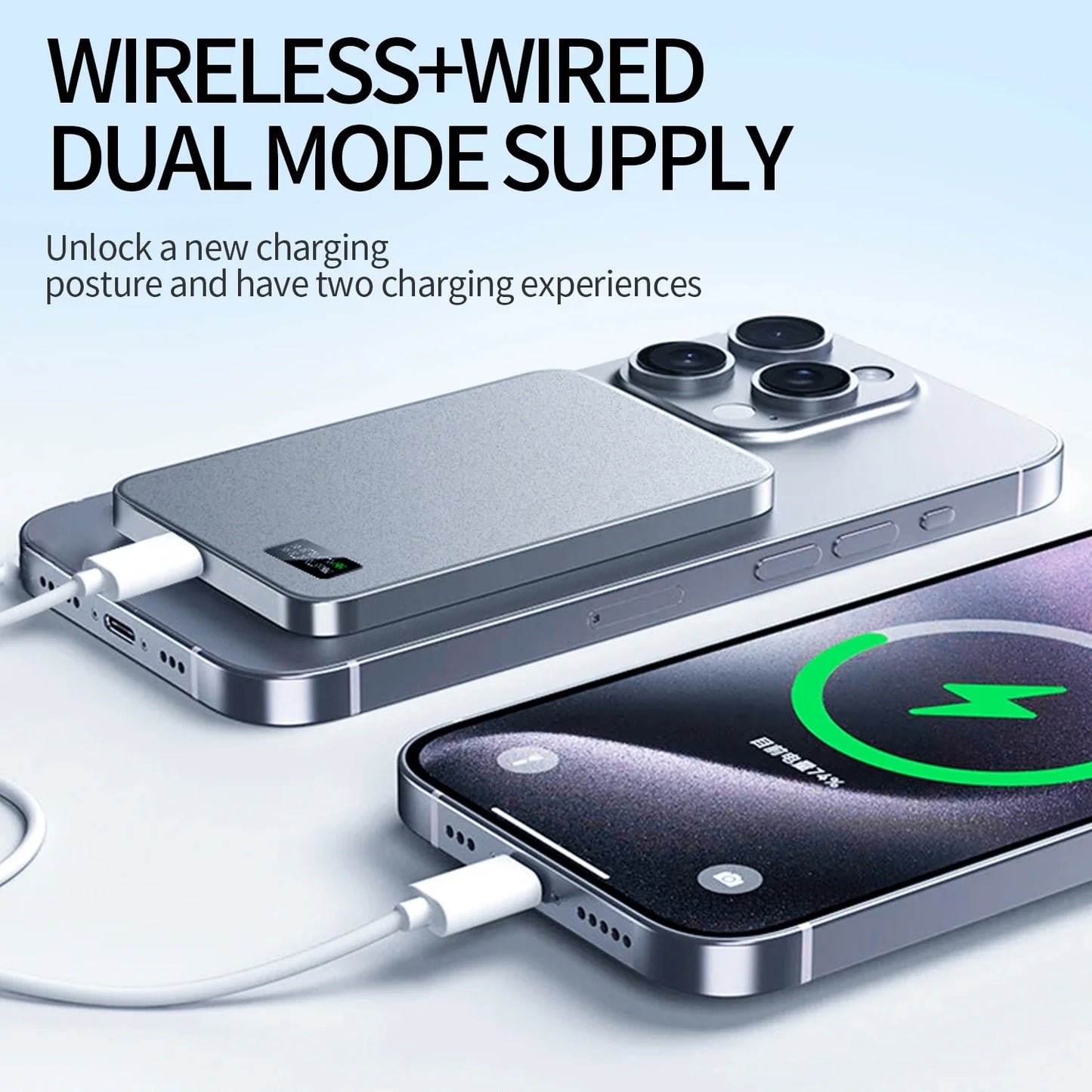 Ultra-Thin Alloy Magnetic PowerBank