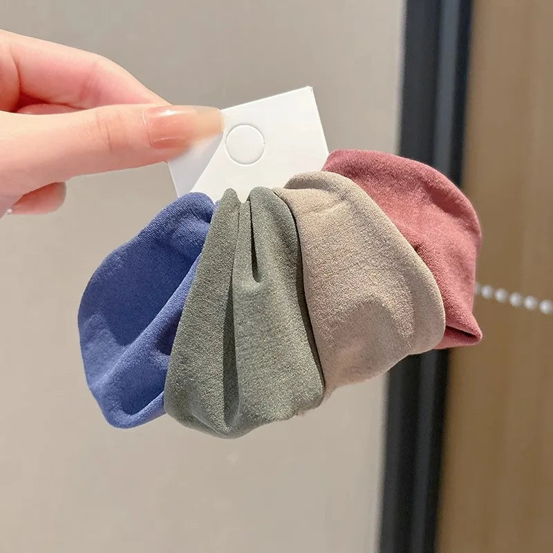 Solid Hair Tie Scrunchies Set