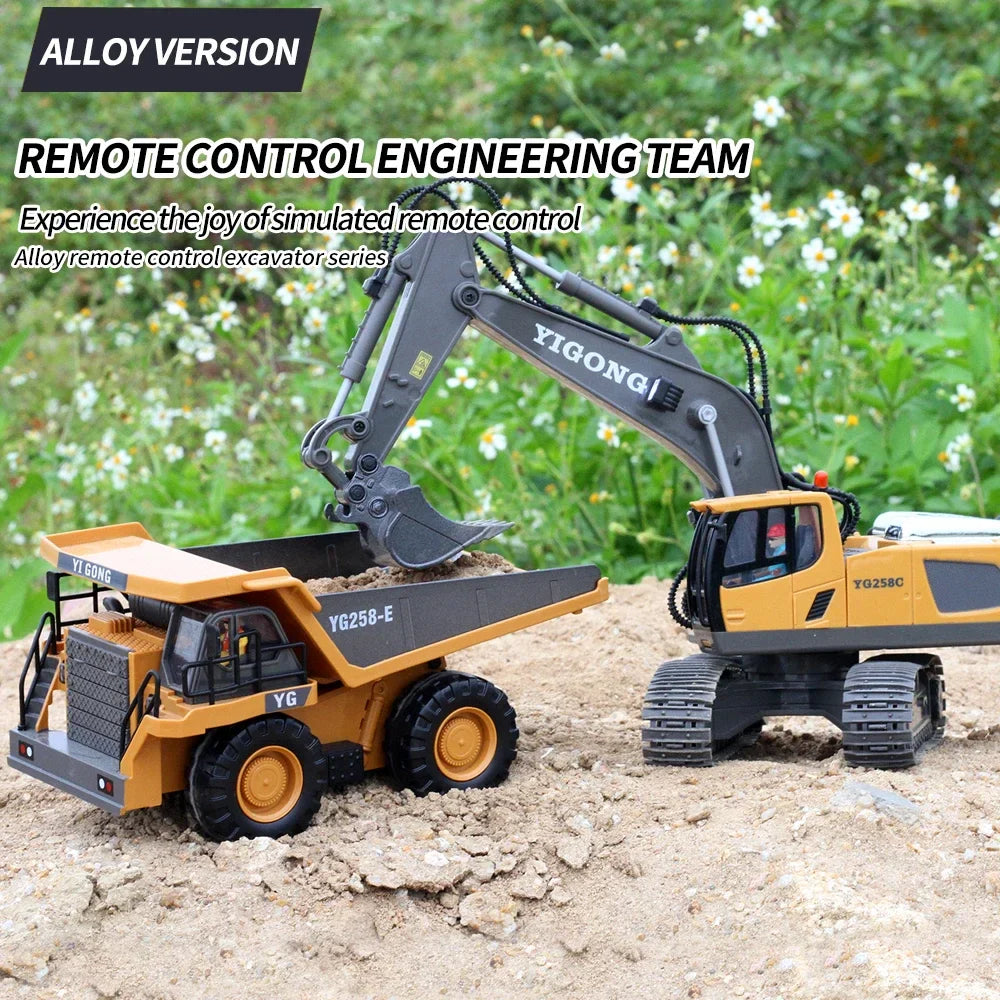 2.4G RC Excavator Dump Truck