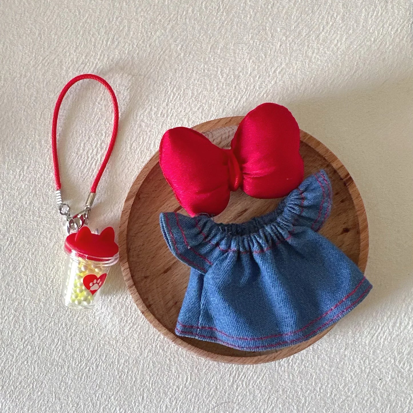 JUMEET Labubu Macaron Doll Outfit Set