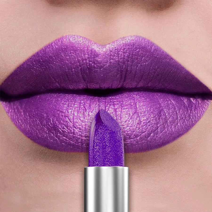 21 Colors Glitter Metallic Lipstick