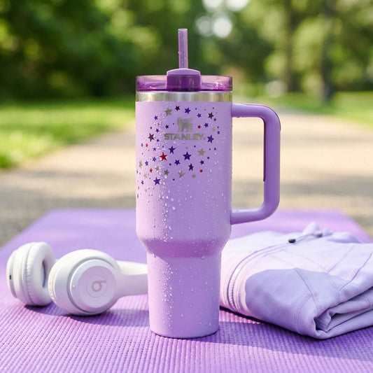 Stanley 40oz Purple Star Tumbler