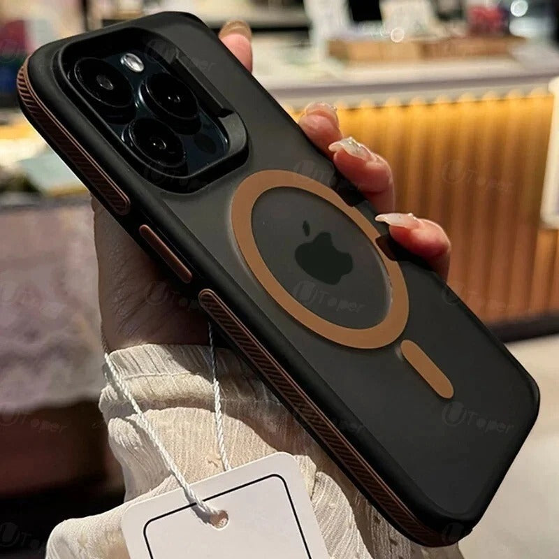 Magnetic iPhone Case Hard Cover