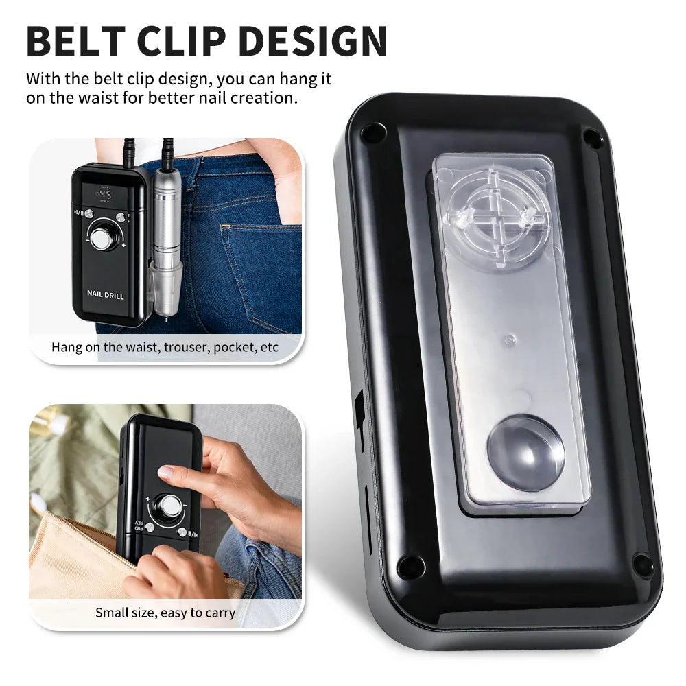 Professional 45000RPM Electric Nail Drill