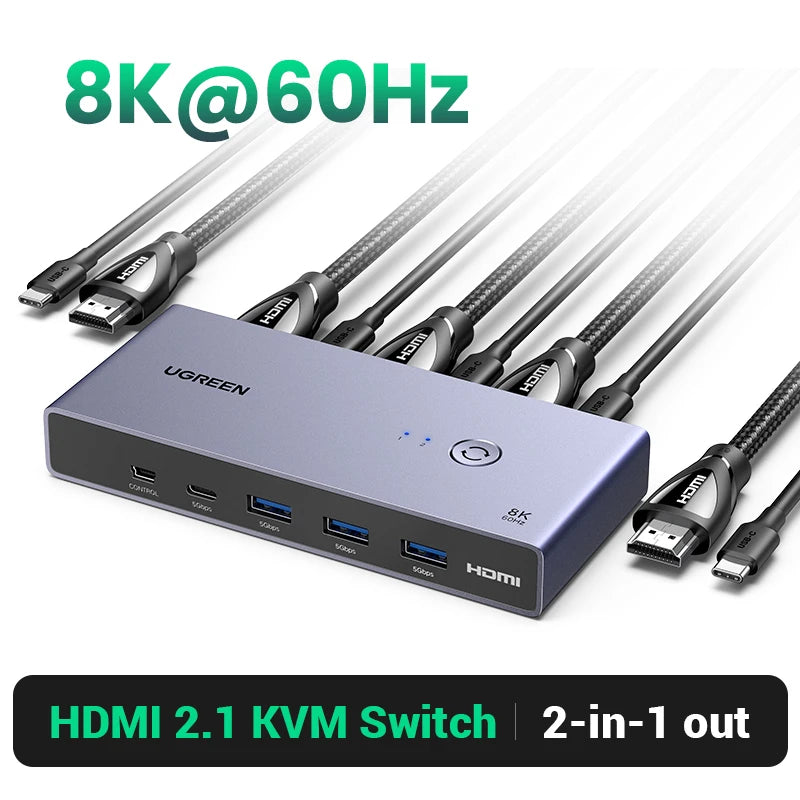 UGREEN 8K HDMI KVM Switch