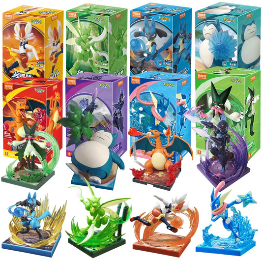 Pokemon Pikachu Charizard Greninja Blocks