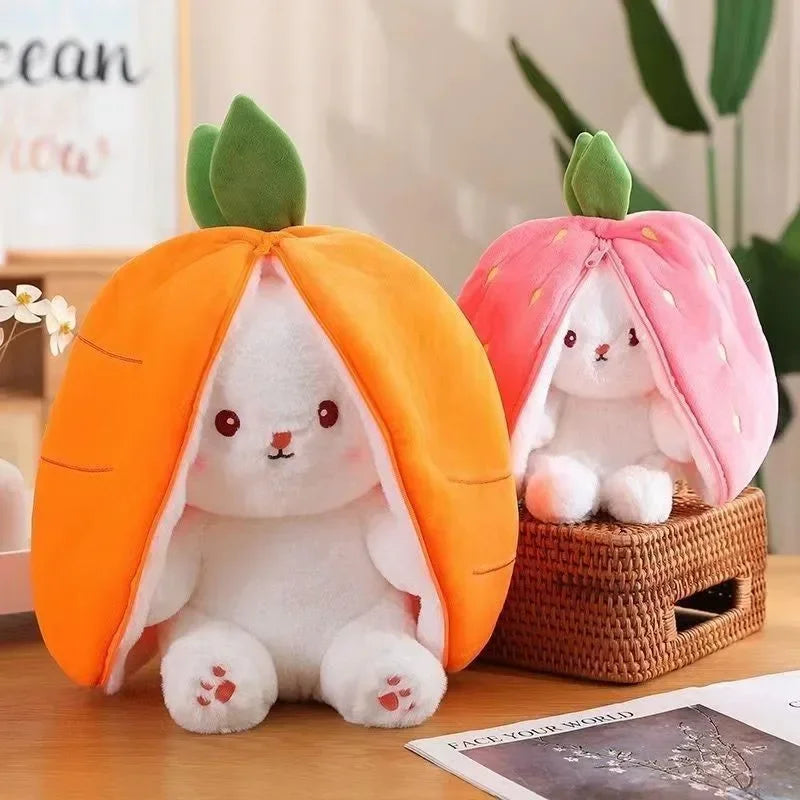 Strawberry Carrot Rabbit Plush Toy