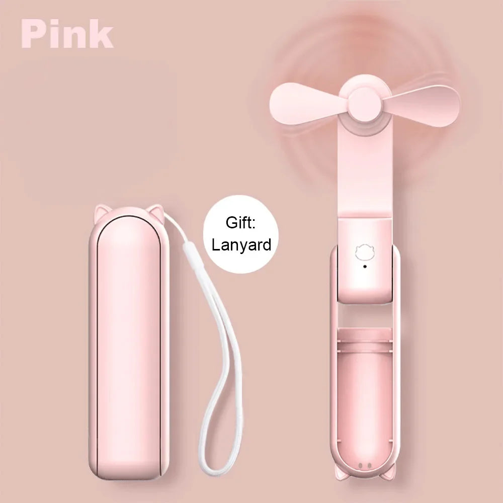 Portable Rechargeable Mini Pocket Fan