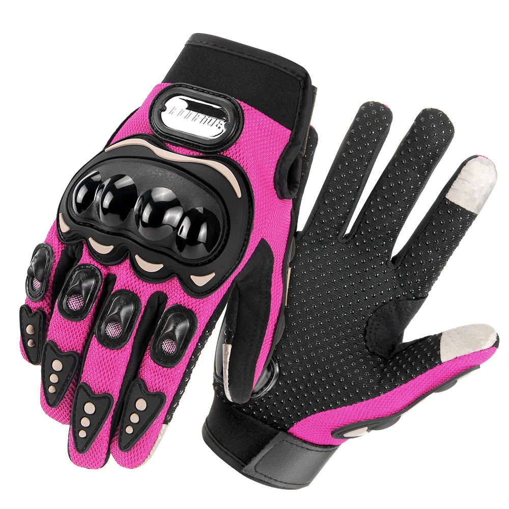 Breathable Touch Screen Motorcycle Gloves
