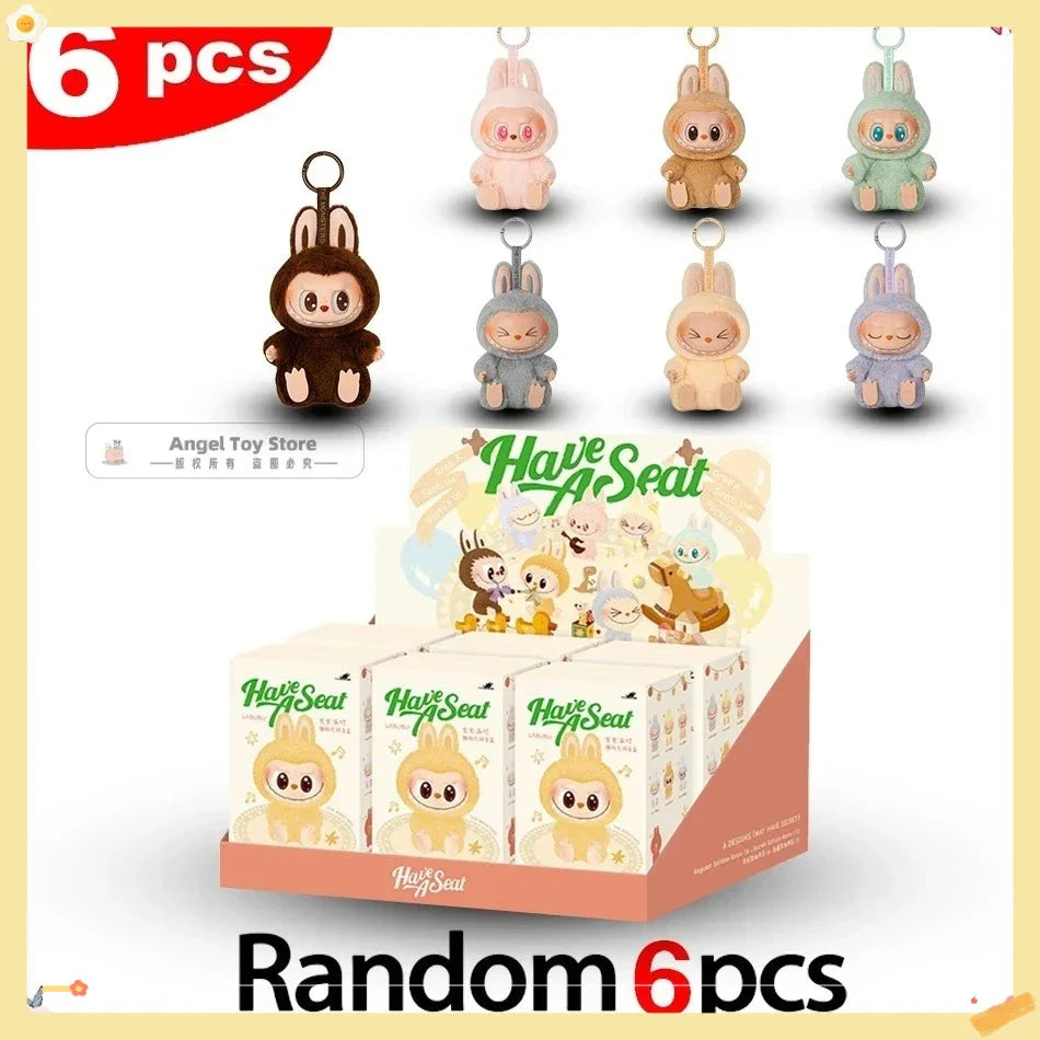 MINISO Kawaii Labubu Macaron Doll