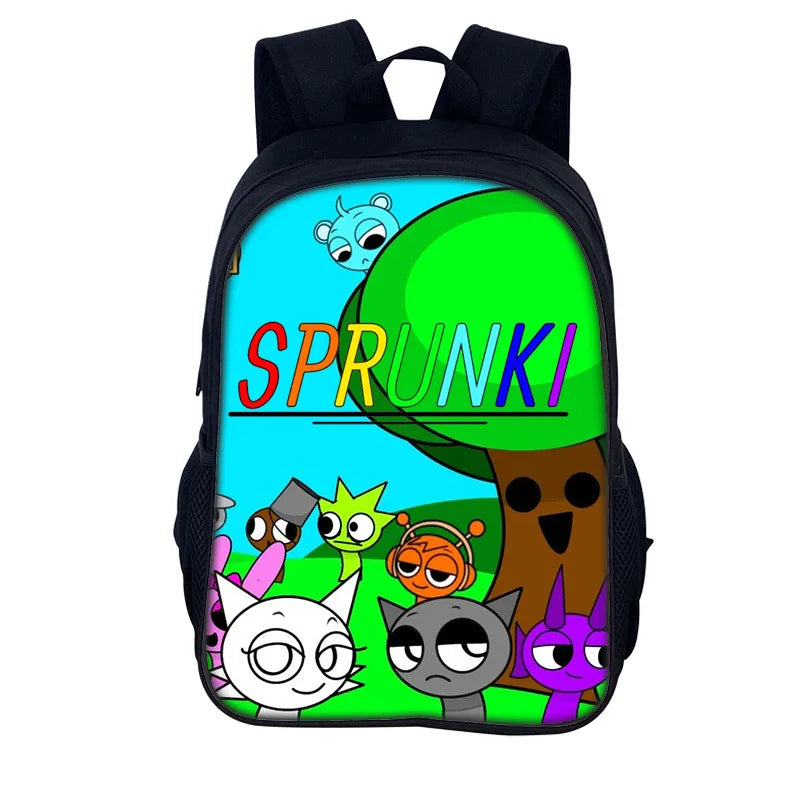 Sprunki Incredibox Student School Backpack