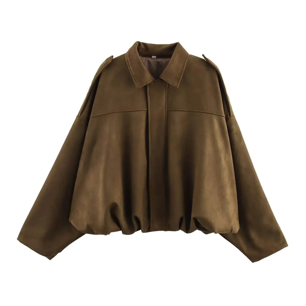 TFMLN 2025 Women Suede Bomber