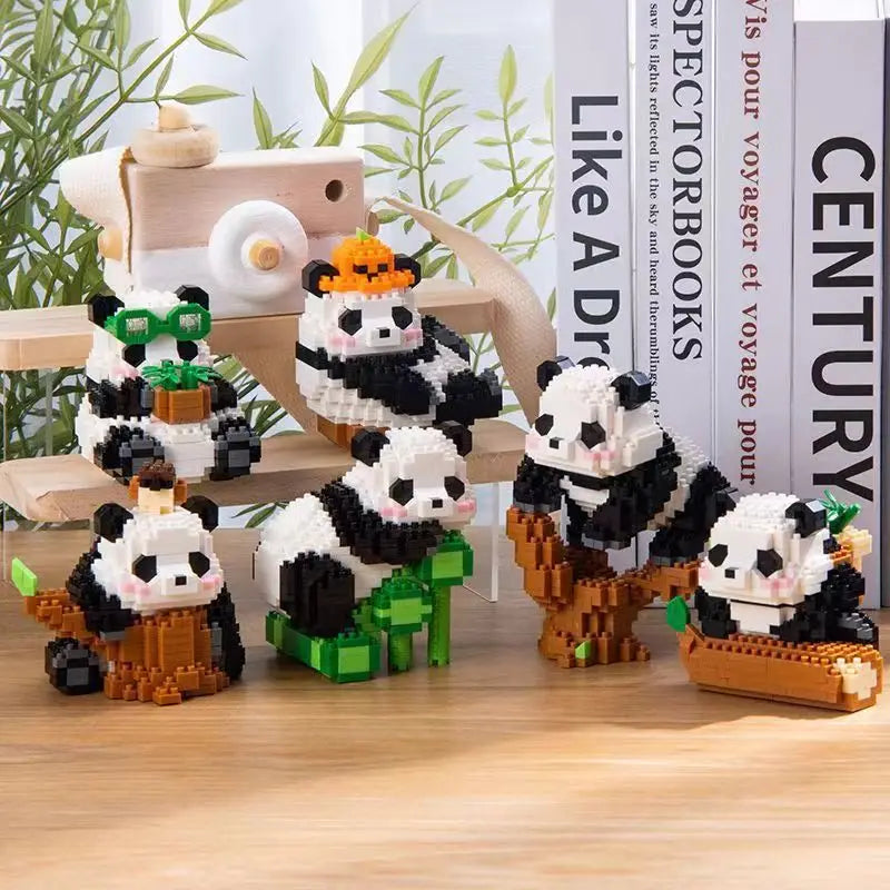 DIY Panda Mini Building Blocks