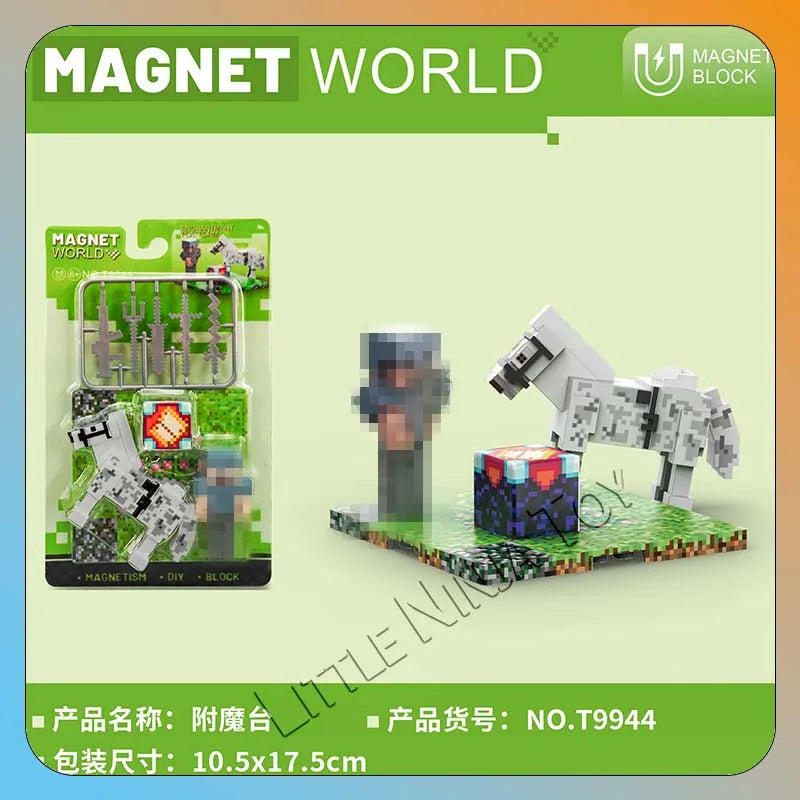 Magnetic Animal Building Blocks Toy