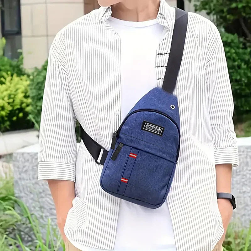 Adjustable Crossbody Oxford Pocket