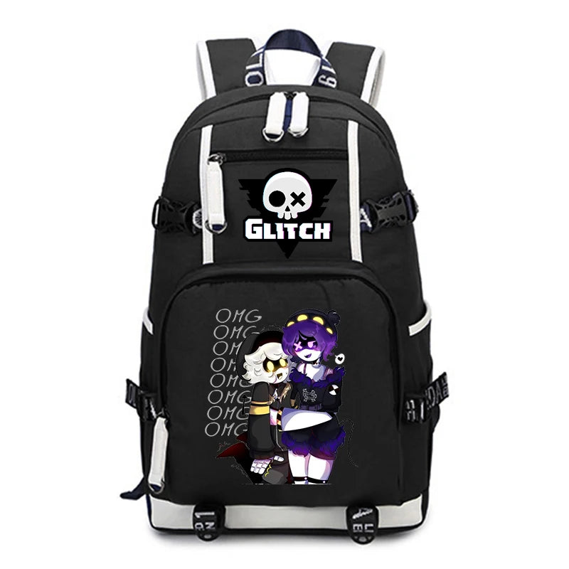 Anime Murder Drones Canvas Backpack