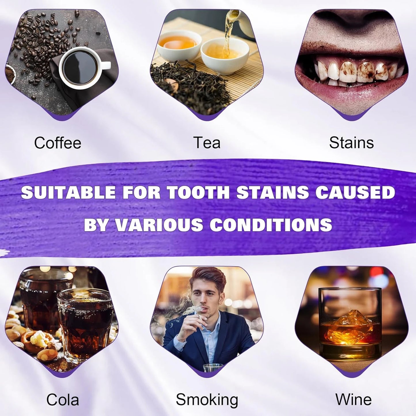 Purple Orthopedic Teeth Whitening Toothpaste