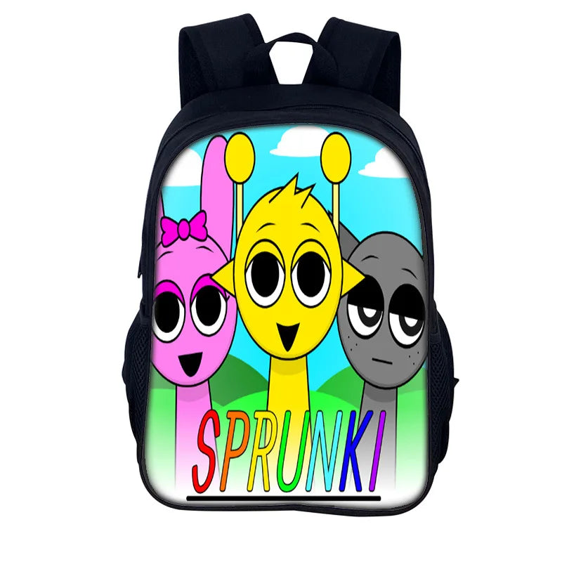 Sprunki Incredibox Student School Backpack