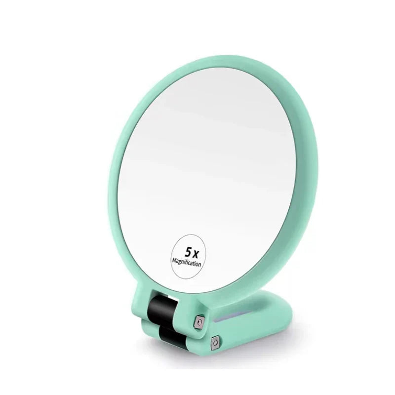 Vintage Double-Sided Magnifying Mirror