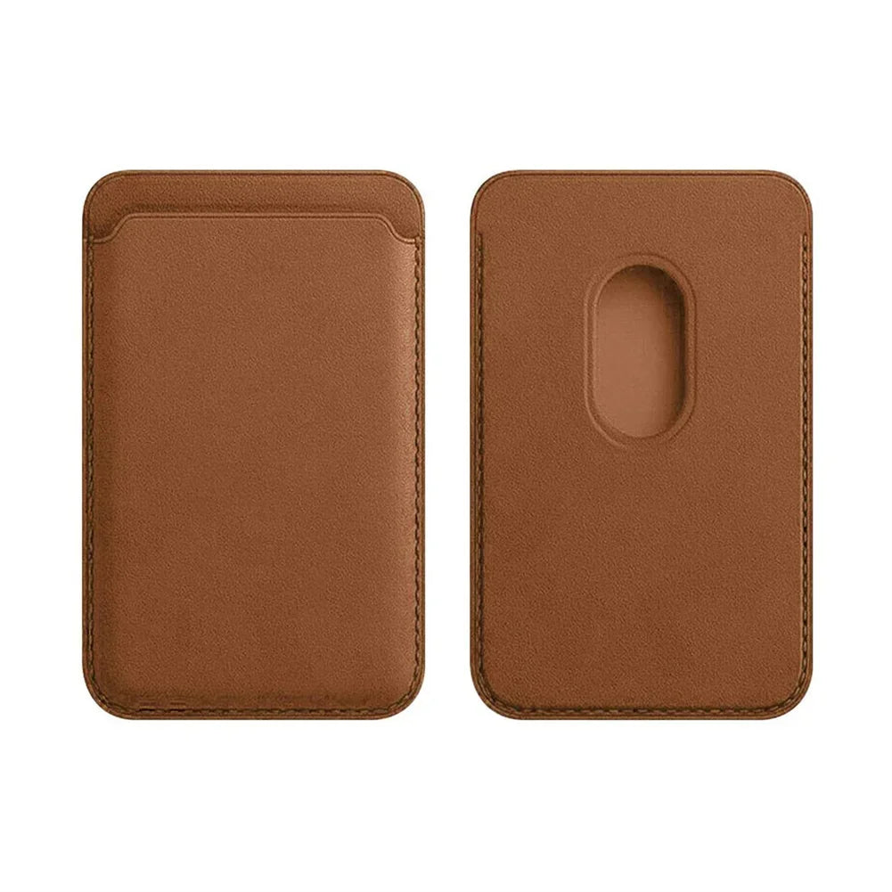 MagSafe Magnetic Leather Wallet Case