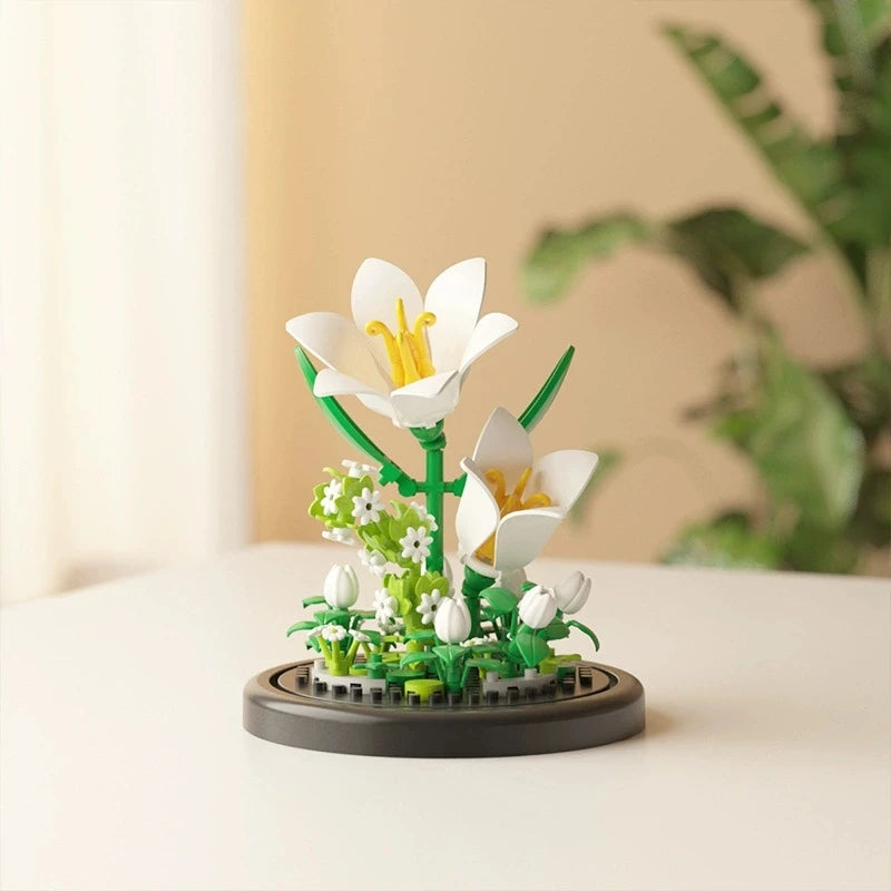 DIY Flower Building Block Kit