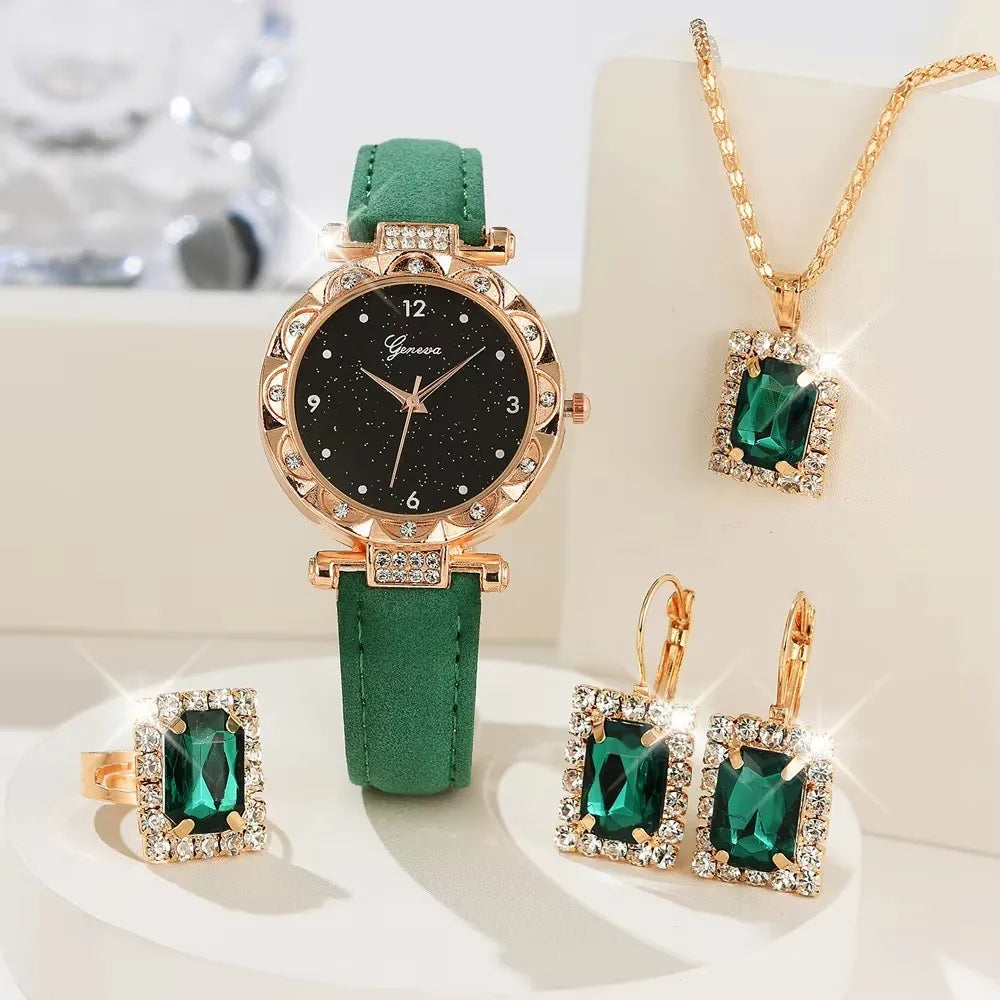 Luxury Women’s Watches 5Pcs Set