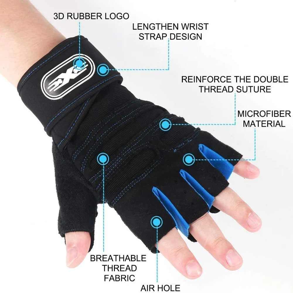 Workout Half Finger Gym Gloves