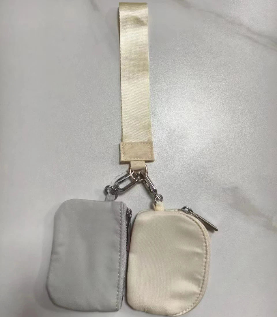 Mini Zip Keychain Wallet Wristlet