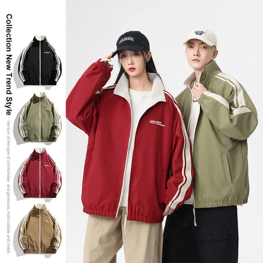 Reversible Windproof Outdoor Couple Jacket