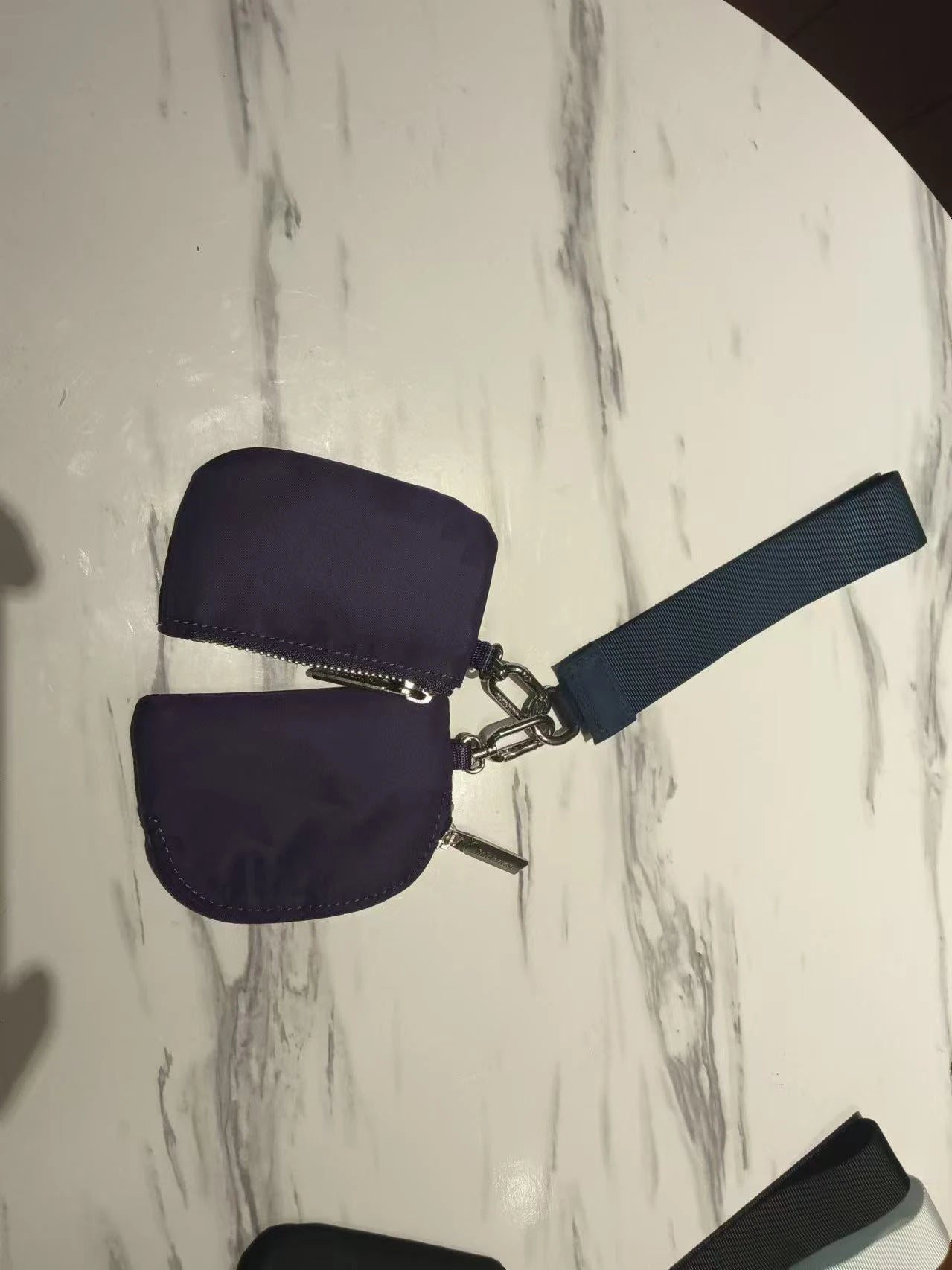 Mini Zip Keychain Wallet Wristlet