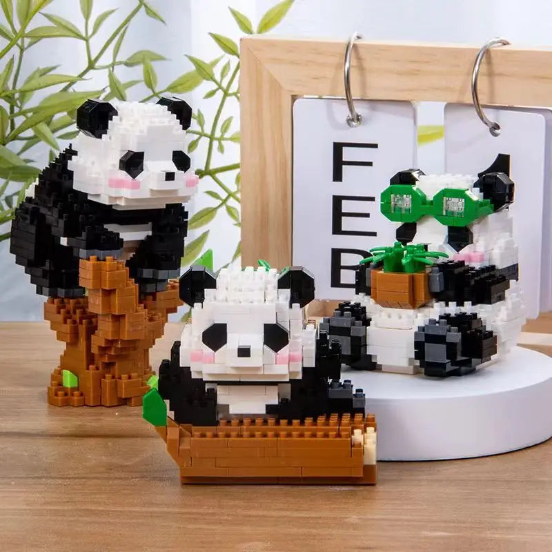 DIY Panda Mini Building Blocks