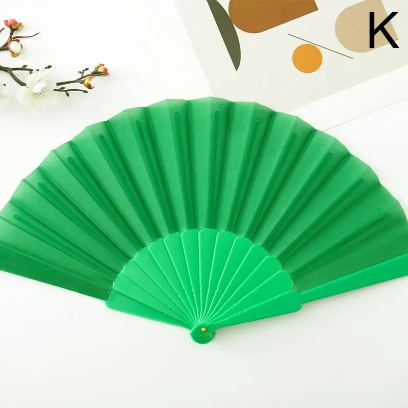 Vintage Silk Bamboo Folding Fan