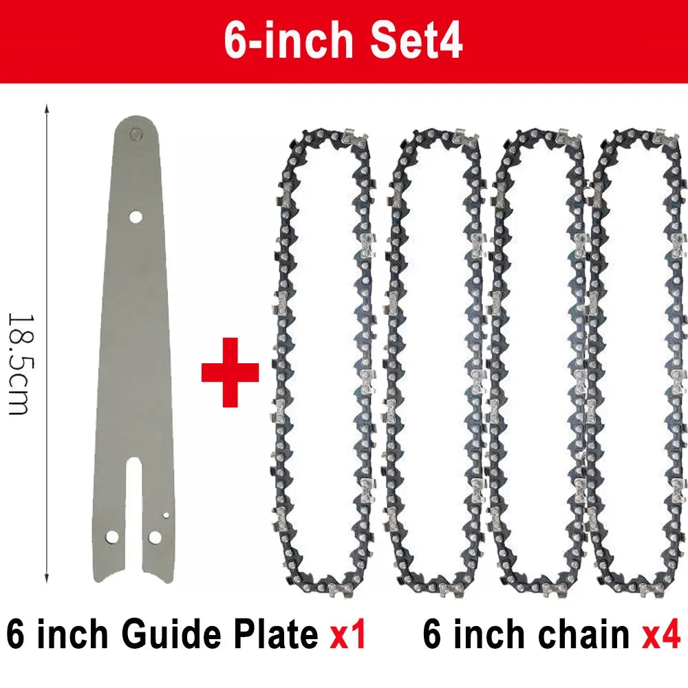 6-Inch Rechargeable Mini Electric Chainsaw