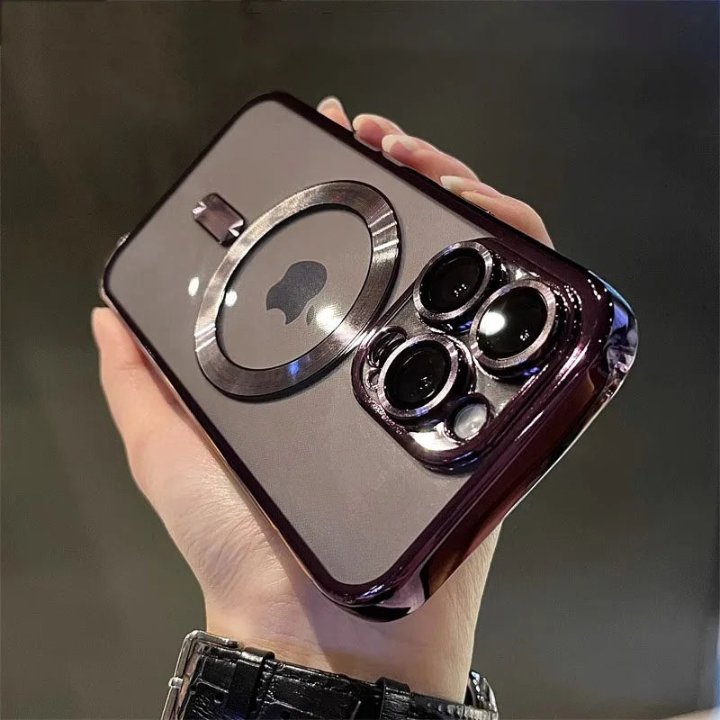 Luxury Magnetic Clear MagSafe Case