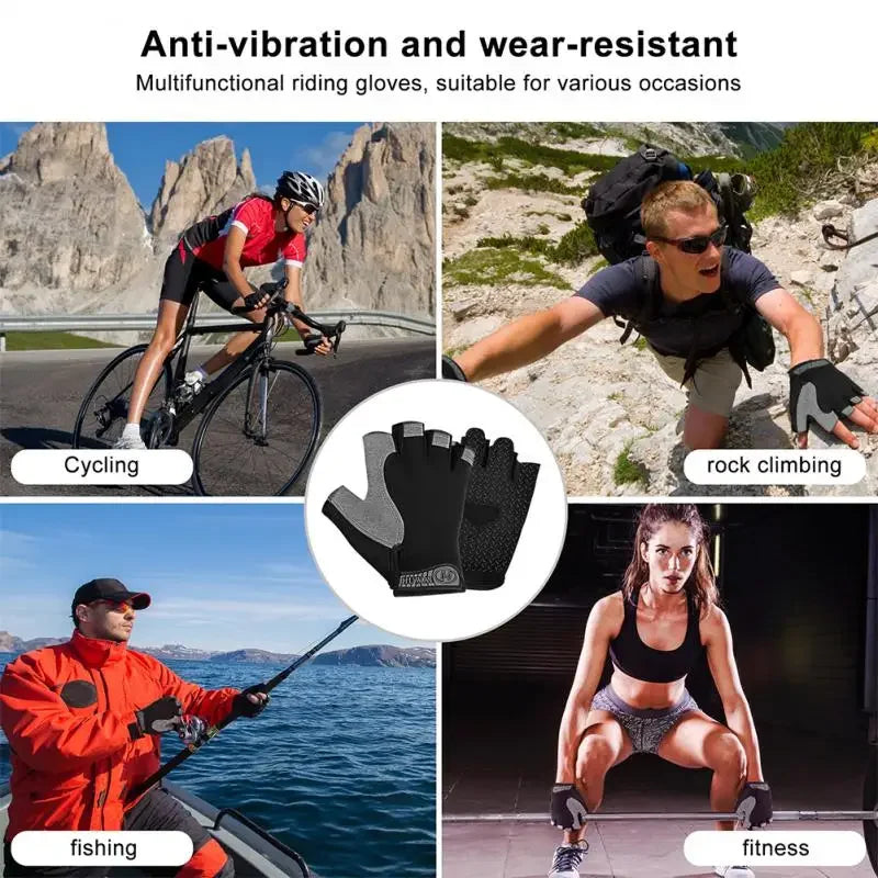 Breathable Half Finger Cycling Gloves
