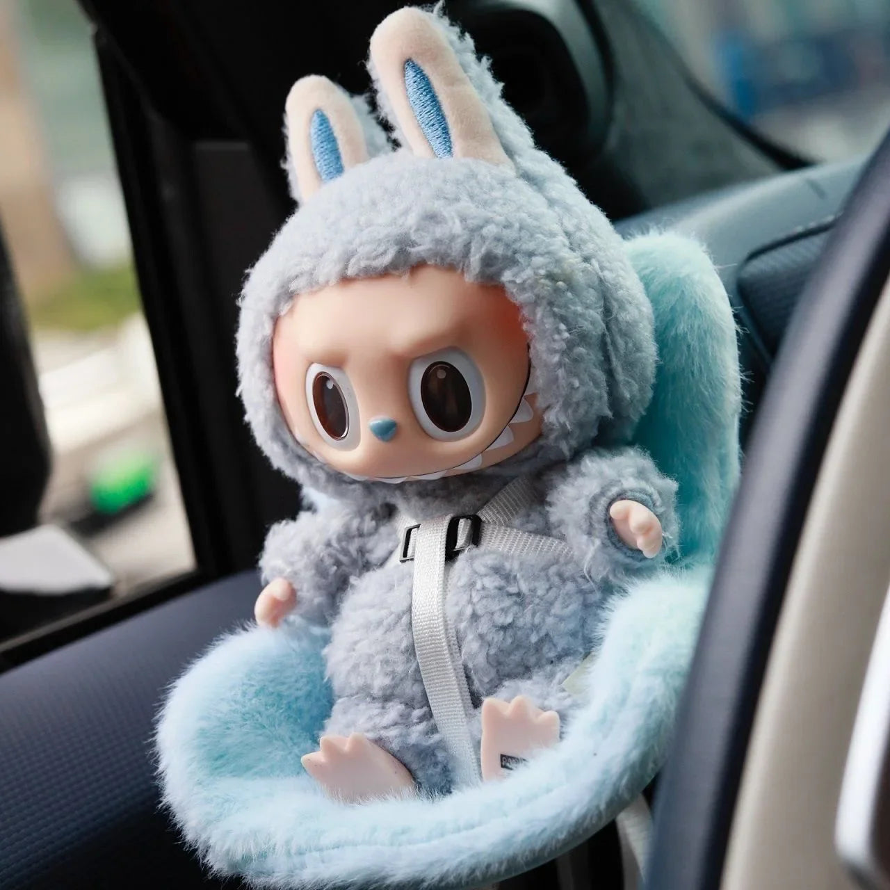Labubu Doll Car Seat Decor