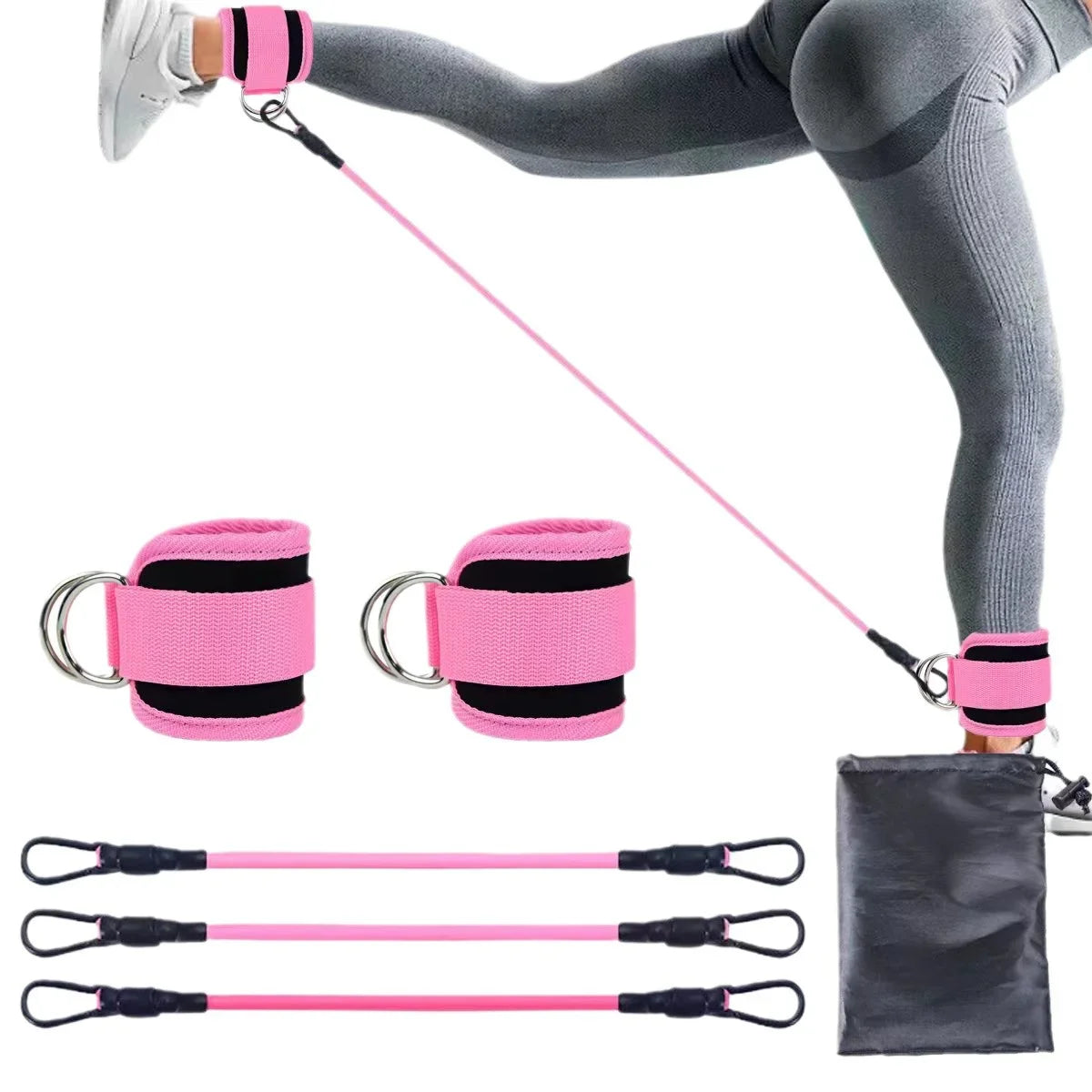 Elastic Ankle Resistance Belt Kit