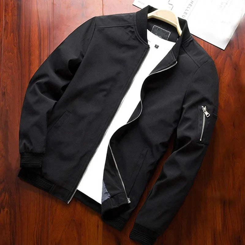 Men’s Slim Bomber Windbreaker Jacket