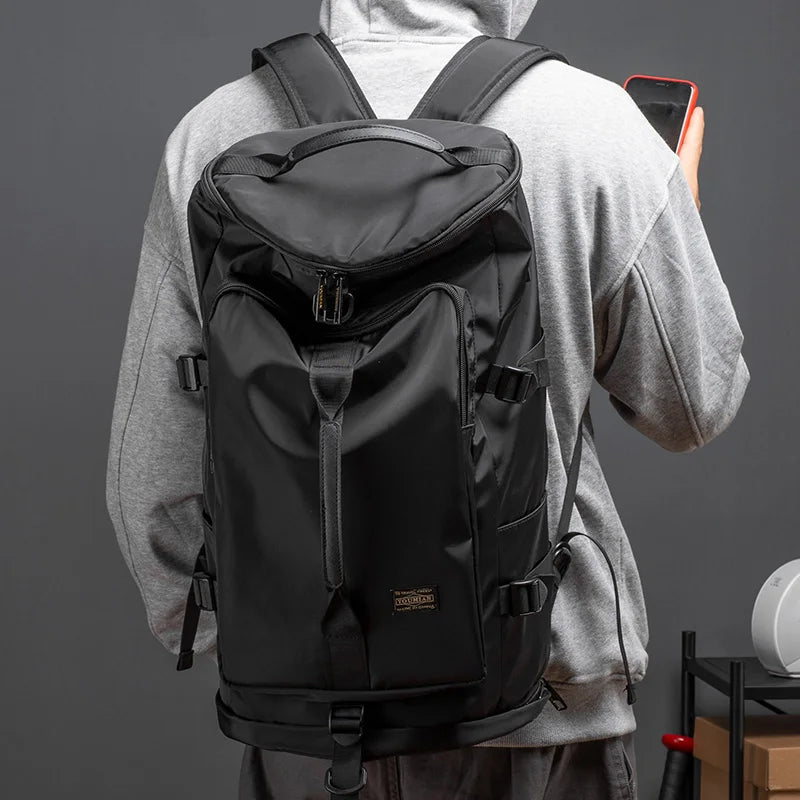 Men’s Waterproof Travel Duffle Backpack