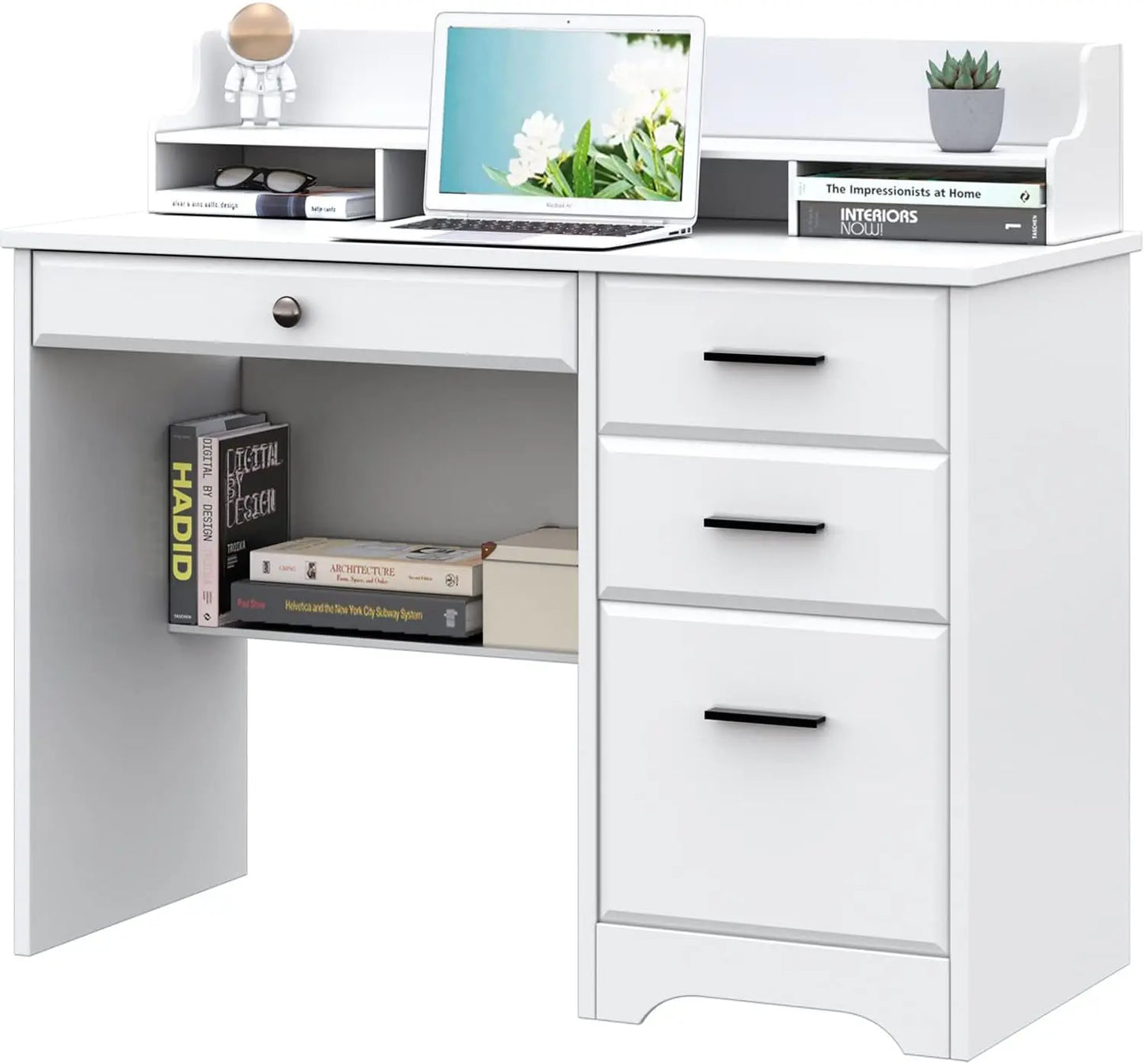 Computer Desk with Storage Drawers