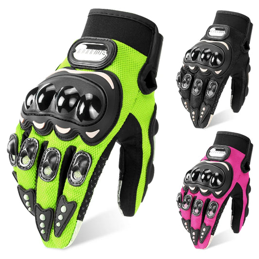 Breathable Touch Screen Motorcycle Gloves