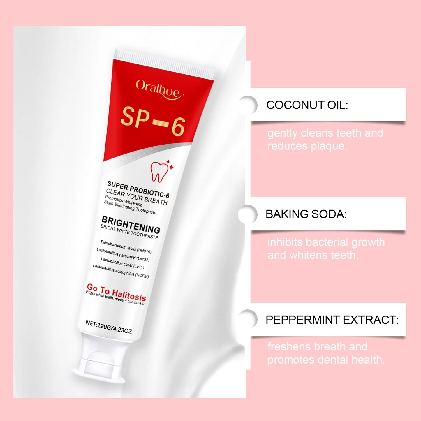SP6 Probiotic Whitening Toothpaste