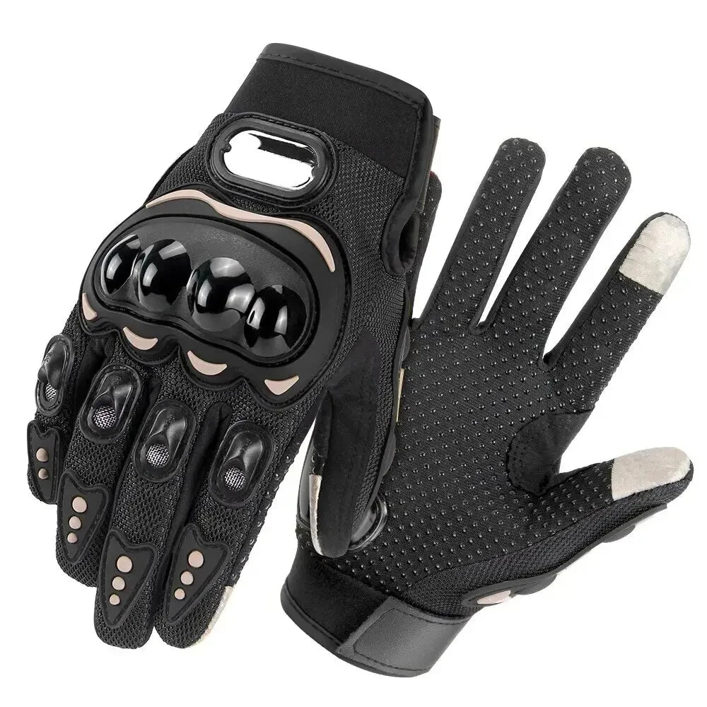 Breathable Touch Screen Motorcycle Gloves