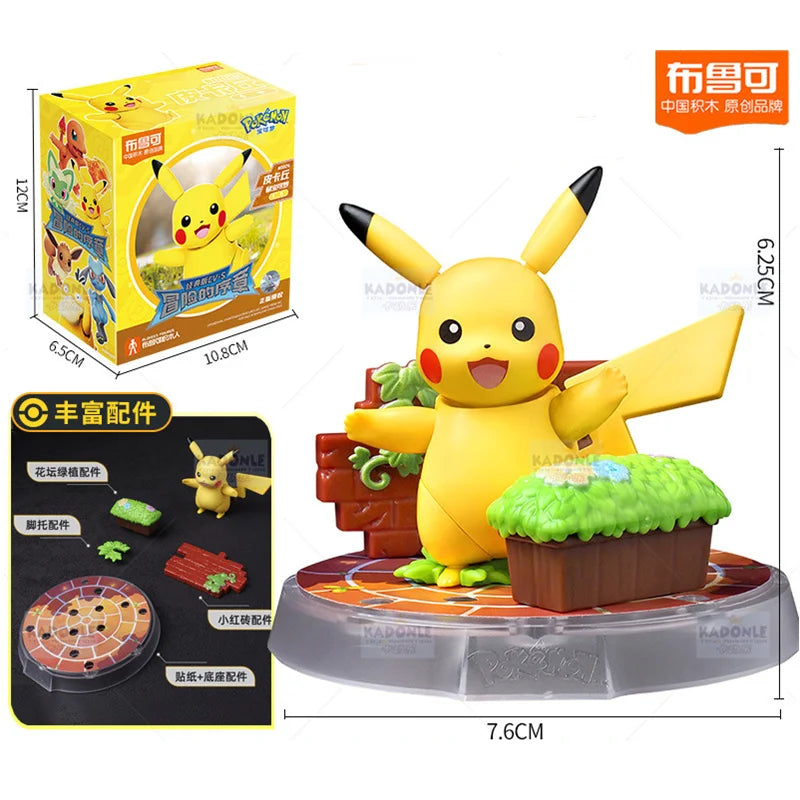 Pokemon Pikachu Charizard Greninja Blocks