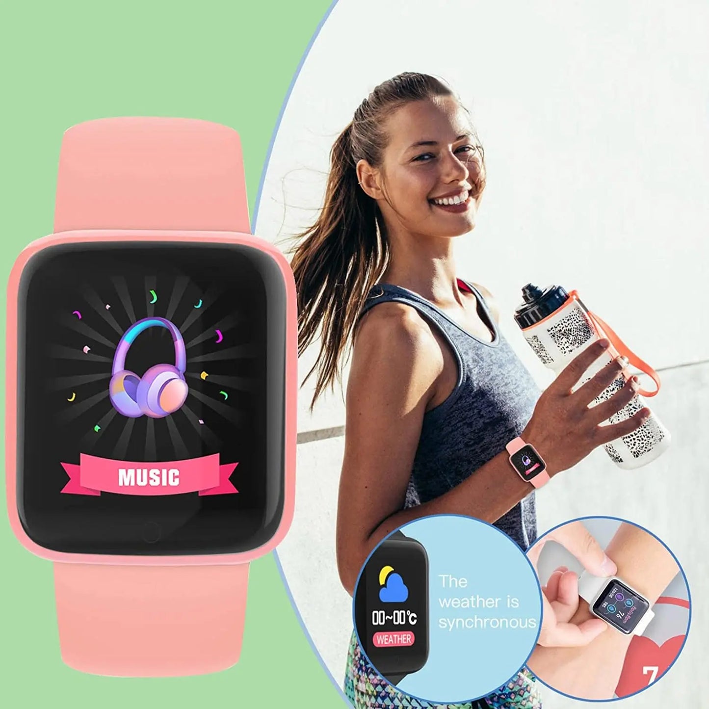 Y68 D20 Smart Fitness Watch