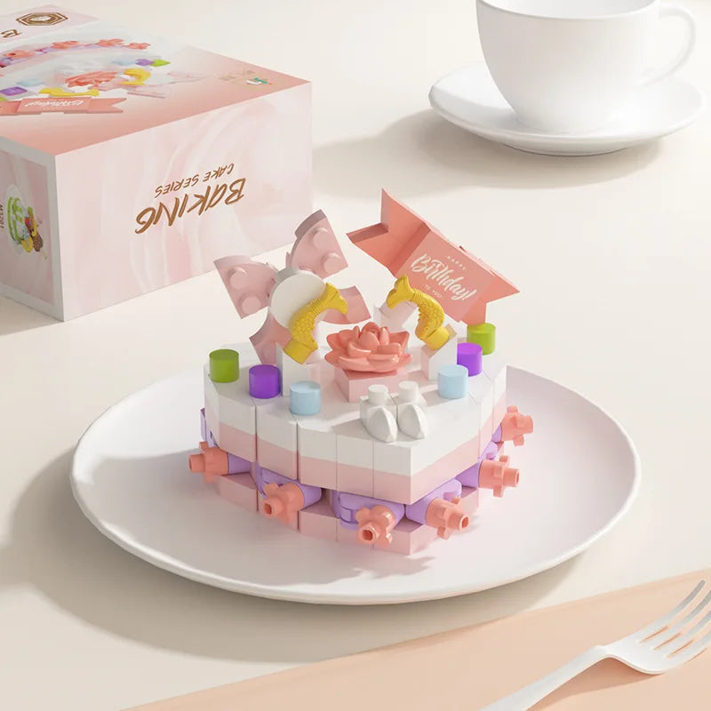 Mini Block Cake Building Toy