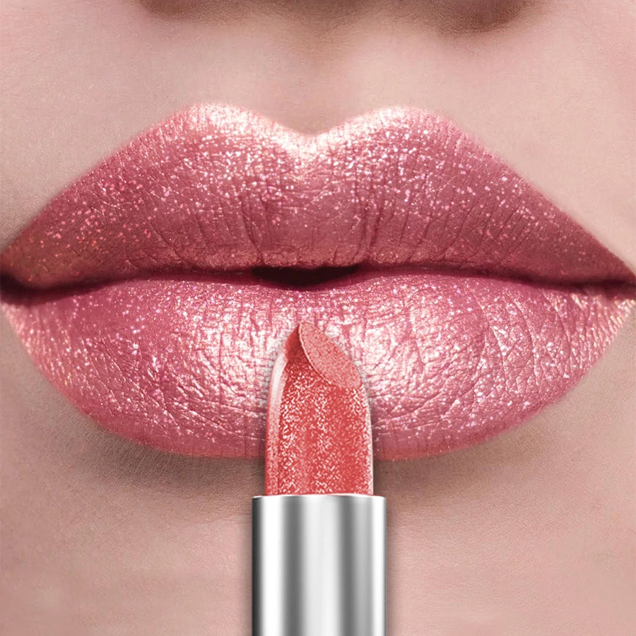 21 Colors Glitter Metallic Lipstick