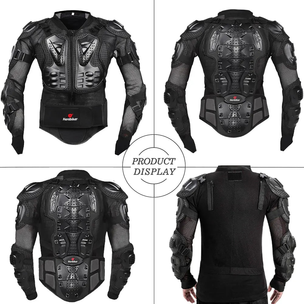 5XL Men's Motorcycle Armor Jacket