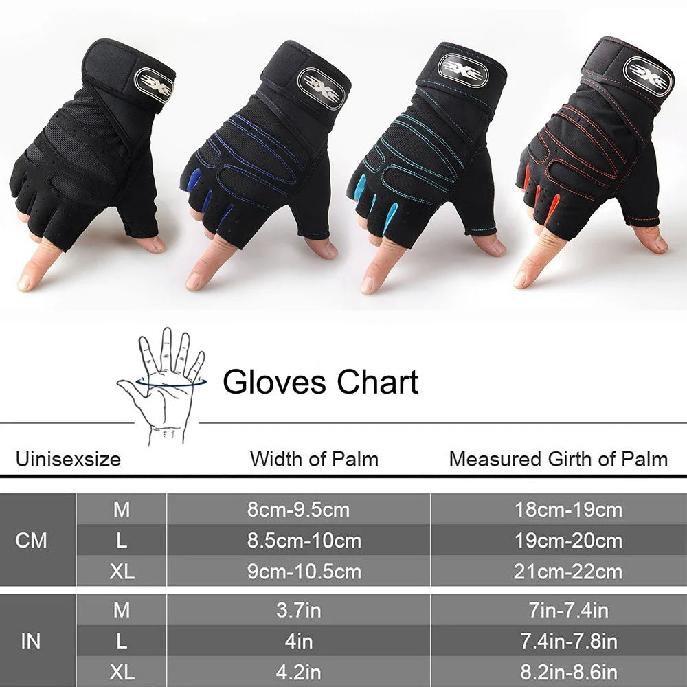 Workout Half Finger Gym Gloves
