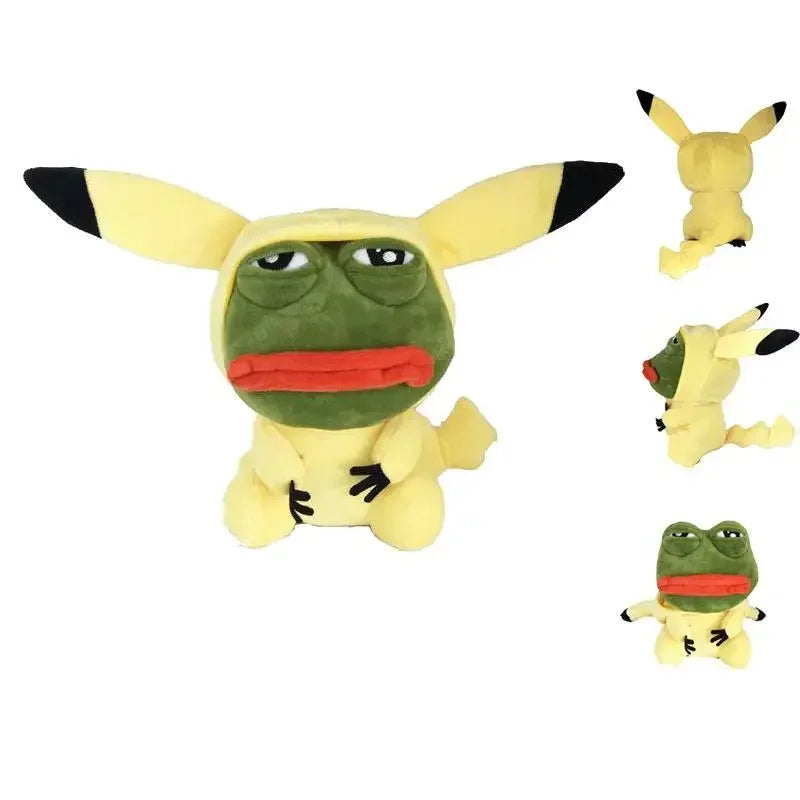Pokemon Pikachu Frog Plush Toy